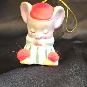 Set Of 5 Ceramic Charming Bell Ornaments